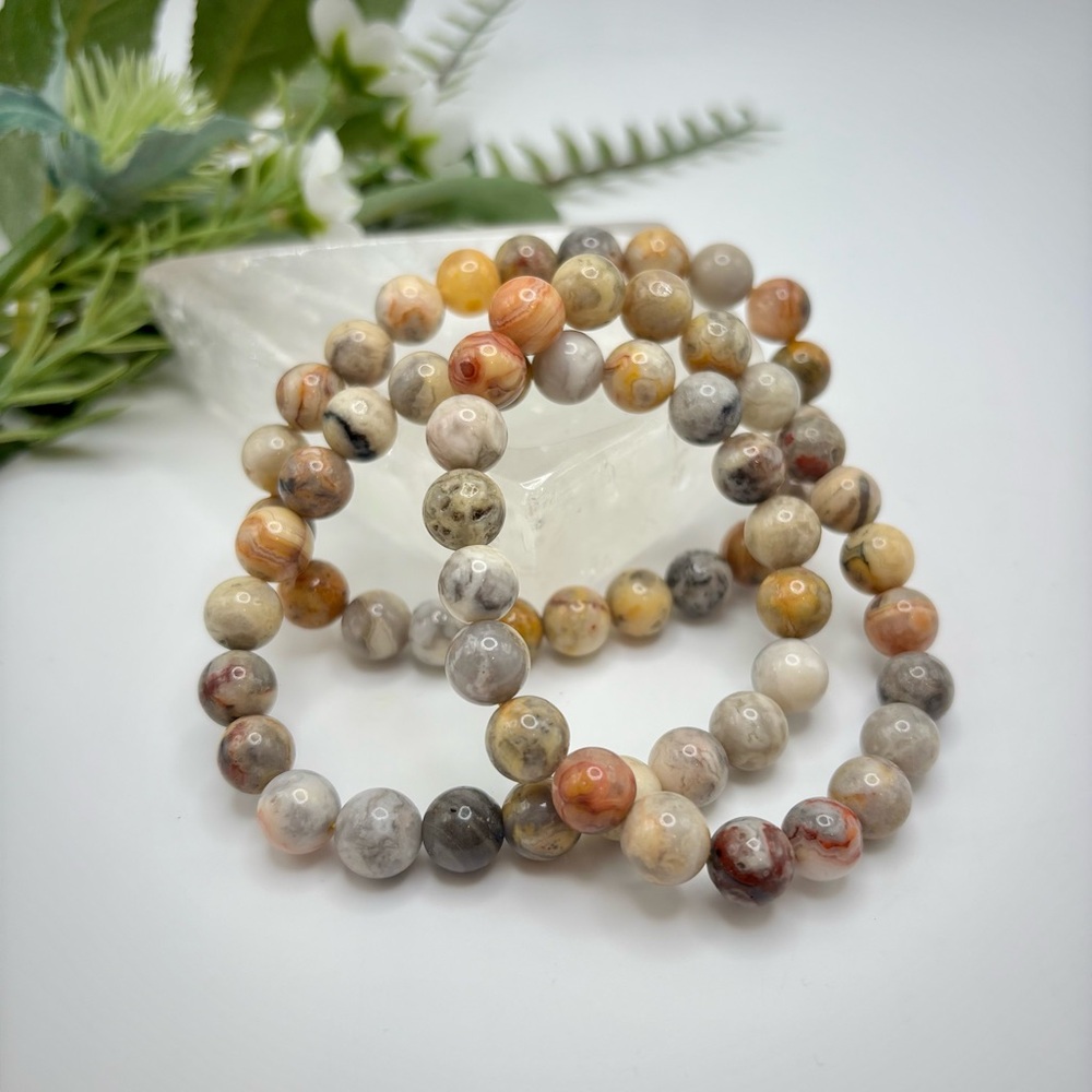 Crazy Lace Agate Bracelet